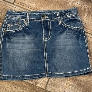Denim Mini Skirt